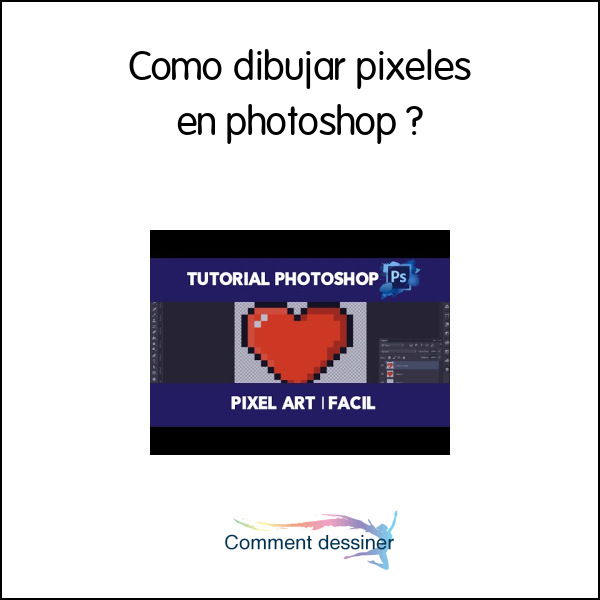 Como dibujar pixeles en photoshop